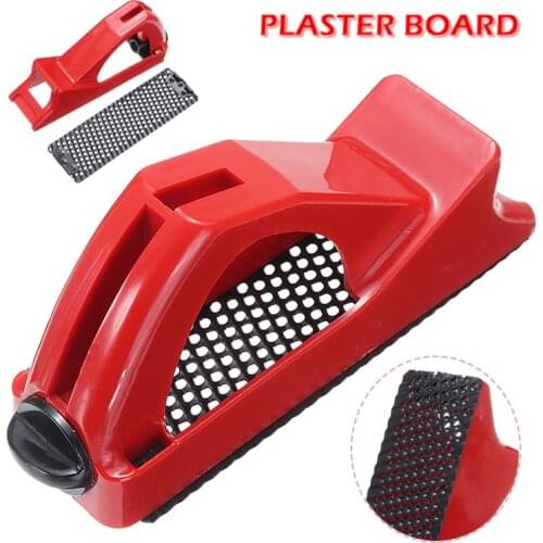 Gypsum Board Edge Trimmer 145mm Wood Fiberglass Panel Plasterboard Trimmer Sander Polisher Abrasive Edge-finishing Tool