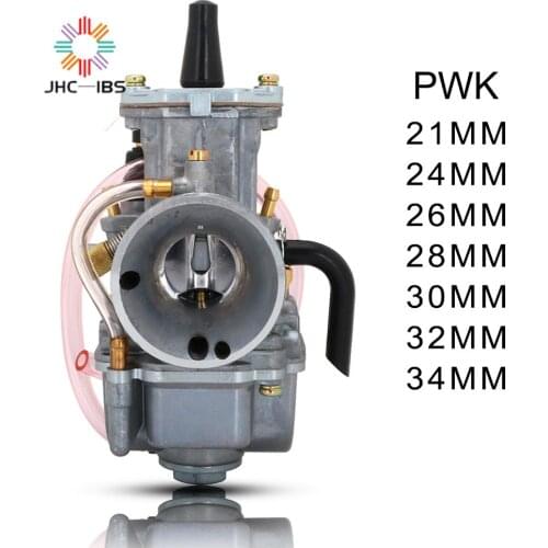 Motorcycle Universal 21 24 26 28 30 32 34mm Carburetor Carburador Cable Carb. Racing For Keihin Mikuni With Power Jet PWK