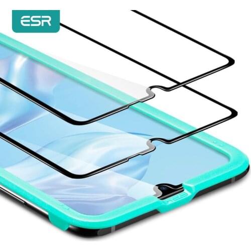 ESR for Huawei P30 Pro Glass 2pcs P30 Screen Protector 3D Curved Full Cover Protective Film Tempered Glass for Huawei P30 Pro