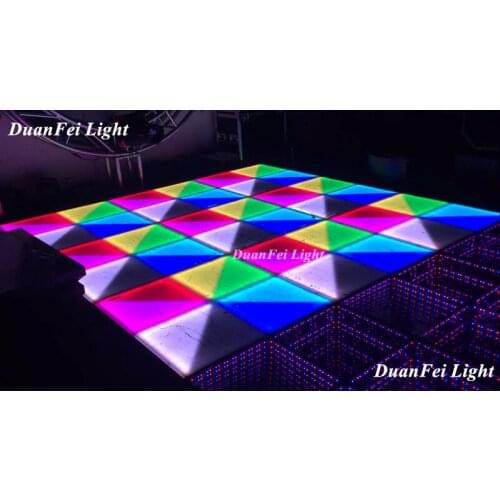 20pcs stage wedding party decoration led dance floor Acrylic cover dance floor rgb floor led