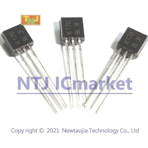 50 PCS 2SK170-BL TO-92 K170-BL Low Noise Audio Amplifier Applications