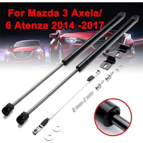 Car Hood Shock Damper Engine Cover Supporting Rod For Mazda 3 Axela/6 atenza 2014 -2017 Auto Gas Spring Struts Lift Damper