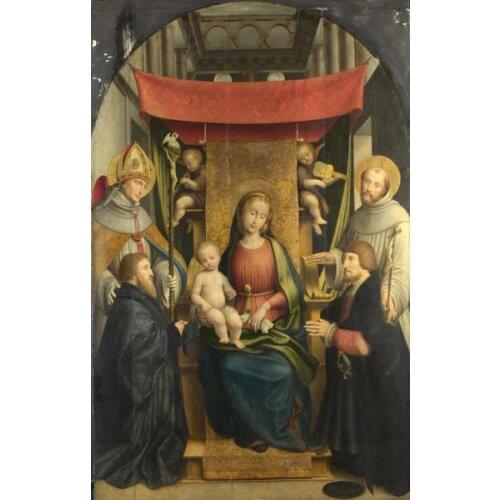 Free shipping wall art decoration picture classical Christians prayed Mary oil painting canvas prints printed on canvas