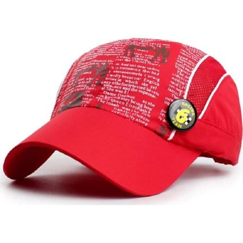 Kids Toddlers Mesh Cooling Breathable Lightweight Quick Dry Baseball Cap Summer Sun UV Protection Airy Hat For Boys And Girls