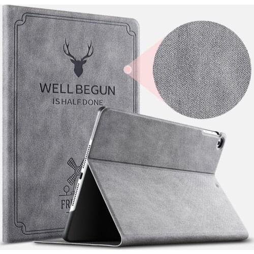 For ipad Mini Case, GOLP Retro Deer Pattern PU Leather for ipad Mini 1 2 3 Coque Cover Smart Stand for ipad mini 2