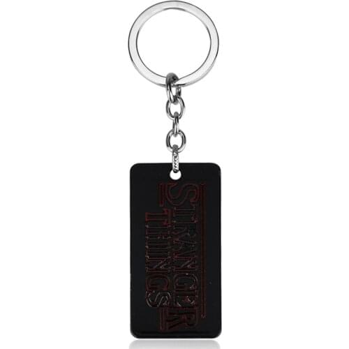 Dongsheng 2018 Horror TV Series Stranger Things keyring Keychain Enamel Jewelry