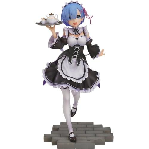 22CM Anime Re Life in a Different World from Zero Rem PVC Action Figure Anime Figure Model Toys Collection Doll Gift