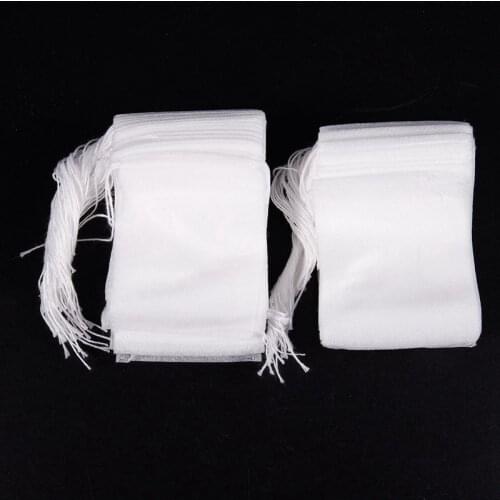 Hot 100 Pcs Disposable Empty Tea Bag String Heat Seal Filter Paper