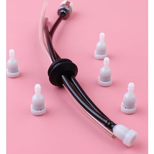 3 Hole Fuel Line Grommet Kit with 5 pcs Fuel Tank Vent For Echo GT-200 GT-200 SRM-2100 SRM-210 SRM-225 Trimmer Parts