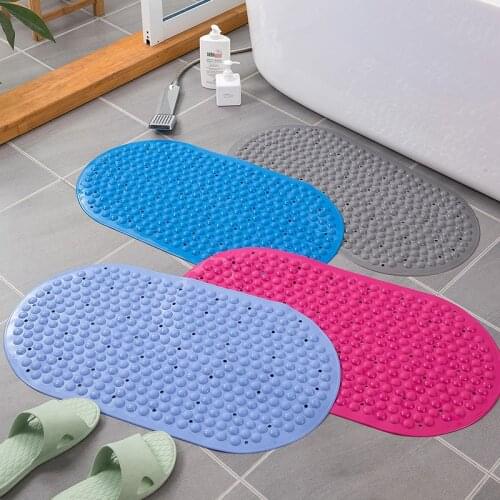 Pvc Bathroom Mat Bathtub Bath Massage Mat Bathroom Bath Green Rug Strong Suction Cup Anti-slip Bathroom carpet