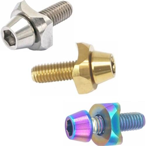 M5x16mm Golden/Ti/Rainbow Front Derailleur GR5 Titanium Bolt Concave Washer