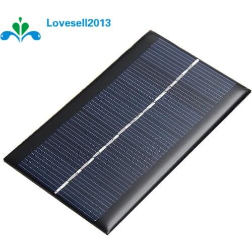 Mini 6V 1W Solar Panel Bank Solar Power Panel Module DIY Power For Light Battery Cell Phone Toy Chargers Portable