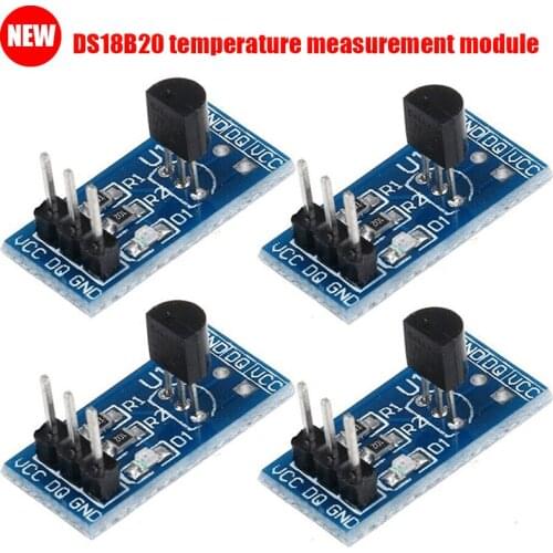 Newest 18B20 DS18B20 Digital Signal Output Temperature Measurement Module Board Detection Sensor For Arduino DC 5V Dupont Wire