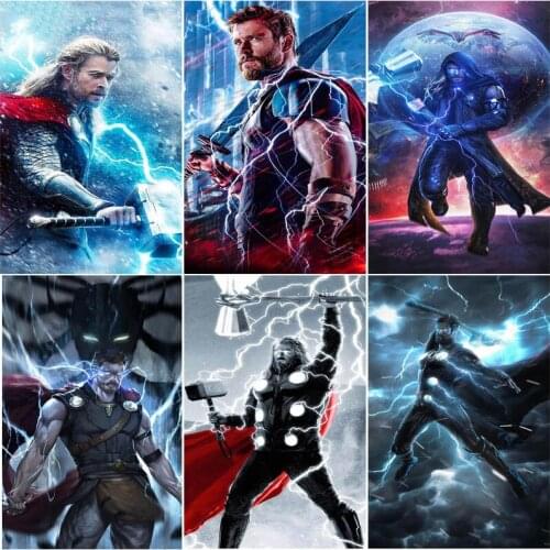 Avengers Thor Marvel Superhero Series Wall Art Canvas Painting Poster Picture Prints Nordic for Living Home Decoration