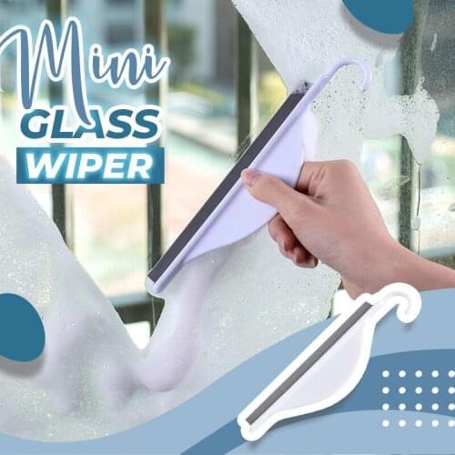 Wall Hanging Mirror Glass Wiper Window Glass Cleaning Brush Household Detachable Washing Window Cleaning Water Scraper