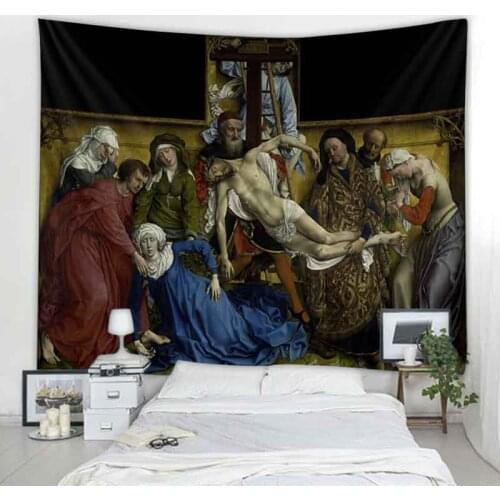 Nordic Art Painting Decorative Tapestry Mandala Tapestry Bohemian Hippie Decorative Tapestry Bedroom Tapestry