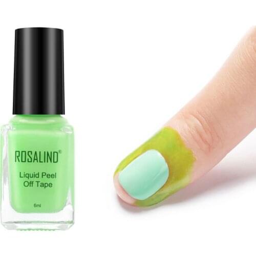 2021 New 6ML Anti-overflow Glue Nail Edge Protection Gel Nail Latex Peel Off Liquid Tape