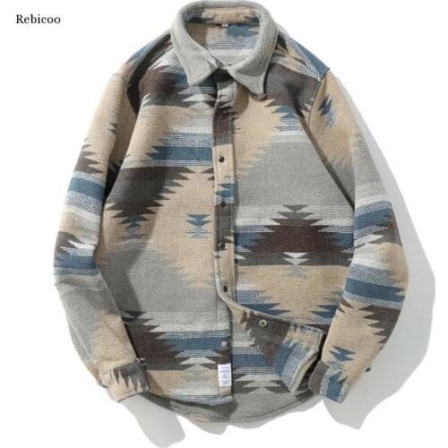 Hip Hop Tie Dye Snap Button Long Sleeve Shirts Men Fashion Casual Streetwear Dress Shirt Coats Male Hipster Shirts Tops