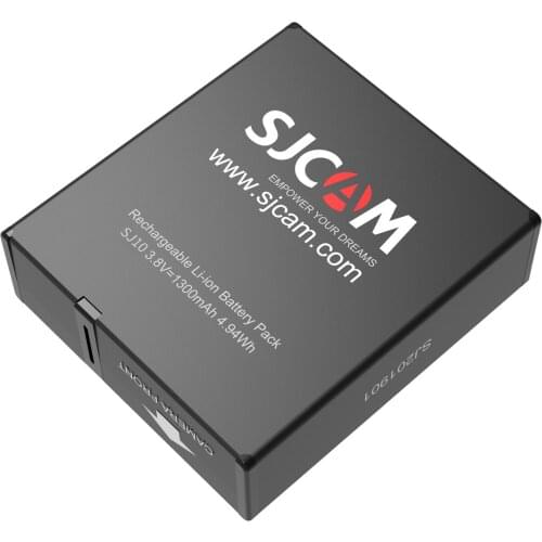 SJCAM SJ9/SJ10 Universal Battery (1 x Battery) 1300mAh Rechargeable Li-ion Battery for SJCAM SJ9/SJ10 Series Camera