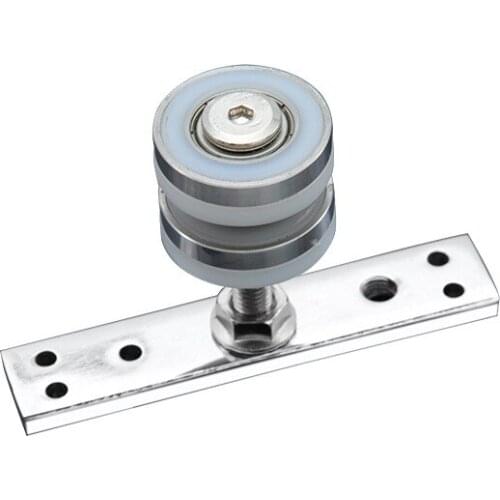 Folding Door Universal Hanging Wheel Compartment Partition Pulley Hardware Movable Wall Sliding Door Door Stopper Door Holder