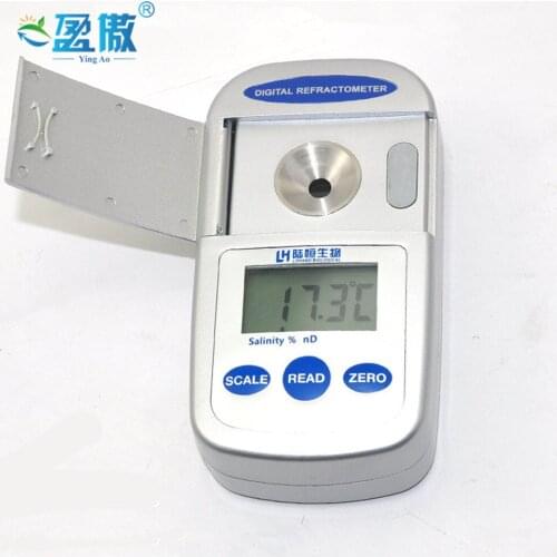 Food sodium chloride salinity tester digital brine salinity count display refractive index tester nacl concentration meter