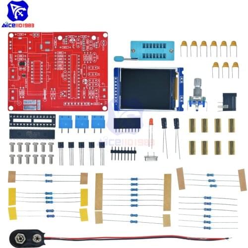 Solderless LCD GM328 Transistor Tester Diode Capacitance Voltage Frequency Meter PWM Square Wave Signal Generator Multimeter