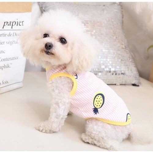 Pet Spring Summer Thin Vest For Small Medium Dogs Pet Clothes For Chihuahua Shih Tzu Puppy Camisole Comfortable Dog Accessories