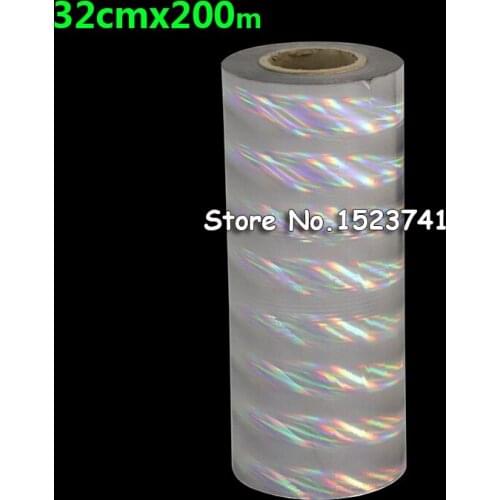 Scratch-Resistant Laser Aluminum Plating Ruled Beam Laminating Bopp Film 0.32x200M Hot Thermal Laminating Film 1'' Core