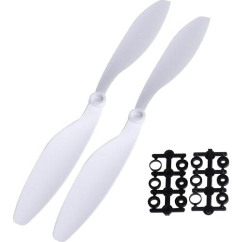 1 Pair 1045 10x4.5 CCW CW Propeller Prop For RC Multicopter Quadcopter F450 Red