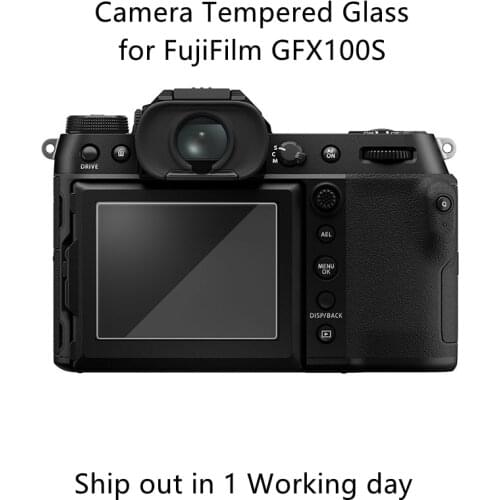 Fuji GFX 100S Camera 9H Camera Tempered Glass LCD Screen Protector for FujiFilm GFX100S Camera Anti-Scratch Protective Film