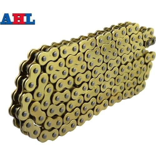 Motorcycle Parts 530 * 120 Drive Chain 530 Pitch Heavy Duty Gold O-Ring Chain 120 Links For Honda Yamaha Suzuki Kawasaki