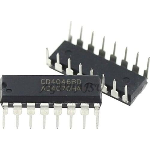 10PCS CD4046BE DIP16 CD4046 DIP 4046BE DIP-16 CD4046BCN HEF4046BP