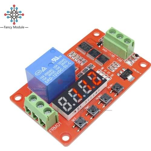 12V DC Multifunction Auto-lock Relay PLC Cycle Timer Time Delay Switch Module