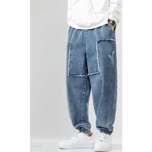 2021 New Straight Cargo Pants Men and Women Oversize Jeans Trousers Harajuku Streetwear Casual Denim Pants Men