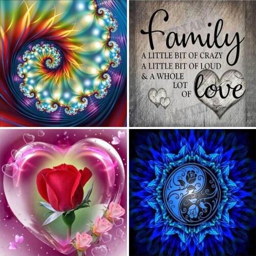 DIY 5D Diamond Painting Full Round Drill Rhinestones Cartoon Diamond Embroidery Cross Stitch Wall Art Gift Home Decor