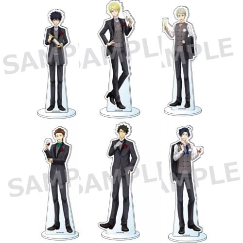 Anime MORIARTY THE PATRIOT William James Moriarty Sebastia Double plug Acrylic Stand Figure Model Plate Desk Decor Cafe Series