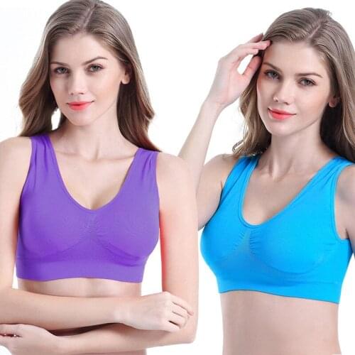 Bra Women Underwear Sexy Lingerie Color Front Cross Side Buckle Wireless Push up Breathable Sleep Sports Bra