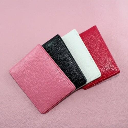 Unisex car driving license cover stylish solid color leather cover car driving license card credit card holder