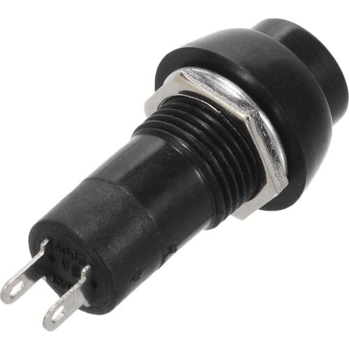DC 12V 250V Car Dashboard Boat SPST On-Off Momentary Push Button Horn Switch 20A Switch Black