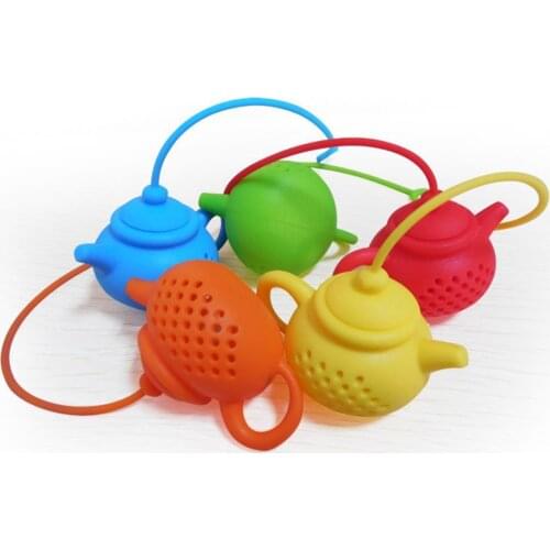 Infuser Filter Eco-friendly Shock-absorbing Kettle-shape Loose Leaf Tea Tea Ball Infusers for Kitchen Tea Ball Infusers