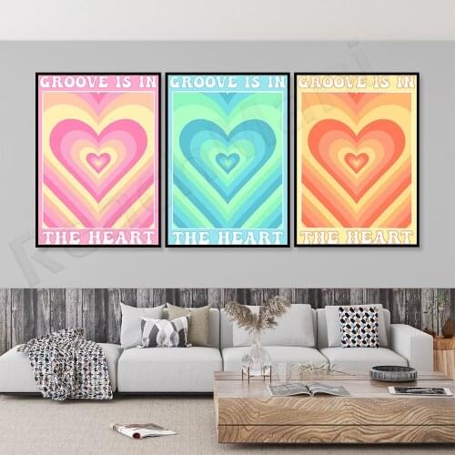 Groove in the Heart | Lyric Prints | Deee-lite | Fashion Decorative Wall Art Poster