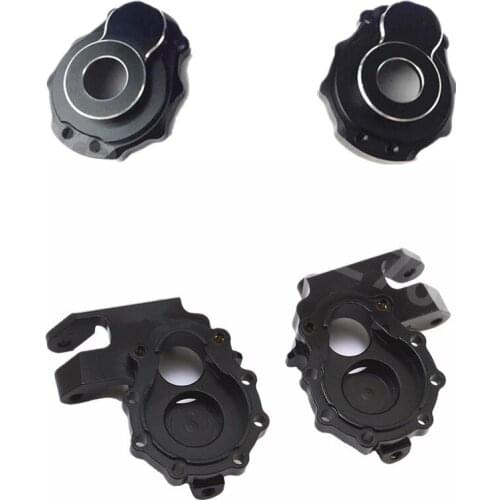 RC Cars Alloy Axle Gear Box Cover Steering Cup Cover 8290 Steering Knuckles 8252 For 1/10 Traxxas TRX-4 TRX4 4WD RC Crawler Car