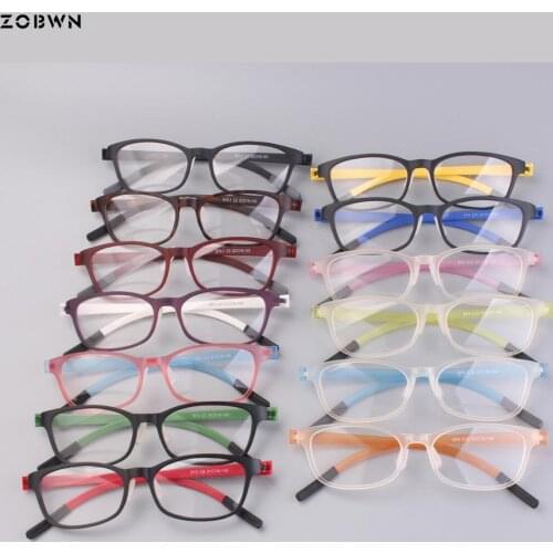 Wholesale Mix colors lentes armazones Spectacle Frame Simple Men Women Optical Glasses Frame Clear lens Brand butterfly Glasses