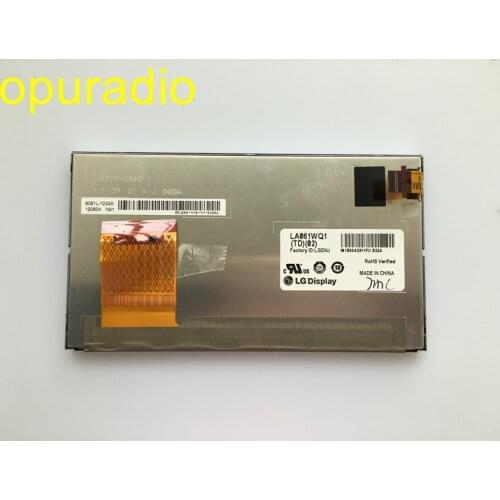 Original LA061WQ1 LA061WQ1-TD05 LA061WQ1-TD02 6.1"inch Car TFT LCD screen display for Toyota car GPS Navigation audio