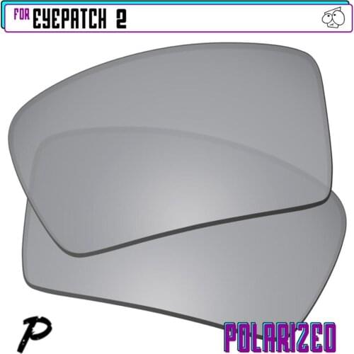 EZReplace Polarized Replacement Lenses for - Oakley Eyepatch 2 Sunglasses - Silver P