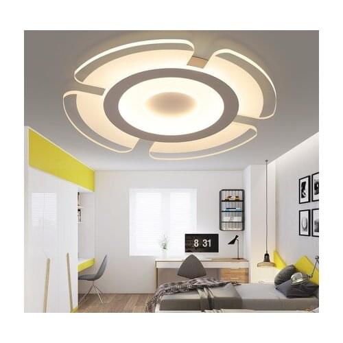 Simple modern led ceiling lamp round bedroom lamp atmospheric household living room room lamp creative and personalized ceiling