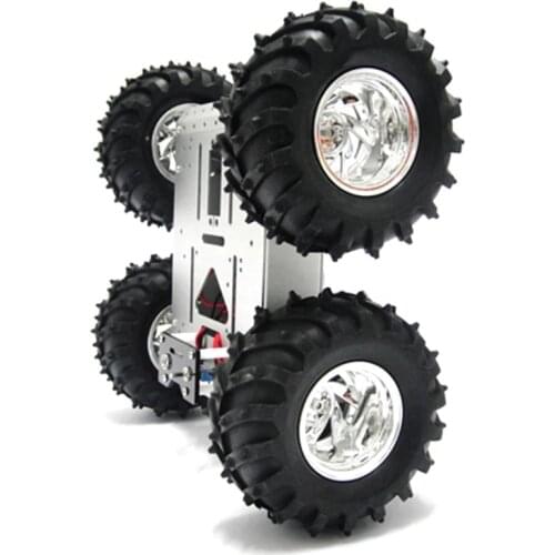 4WD Smart Robot Car Chassis For Arduino With 130mm Wheel 4 Wheels Car Mobile Platform DIY RC Toy Tracing Experiment Kit