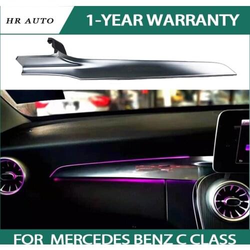 Passenger trim led light for w205 Mercedes Benz C Class GLC 2015-2019 in ambient light stripes Co-pilot Atmosphere light