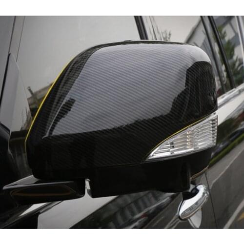 Fit For Nissan Patrol Y62 2017 2018 External Accessories Carbon Fiber Car Styling Rear View Side Mirror Cover Case Shell Trims