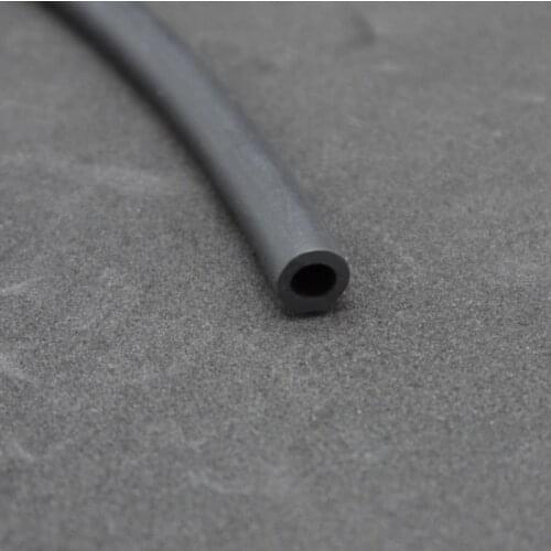 Diameter Inner 3mm x Outside 5mm Fluorine Rubber Hose/ Tube 1M Length Black Color